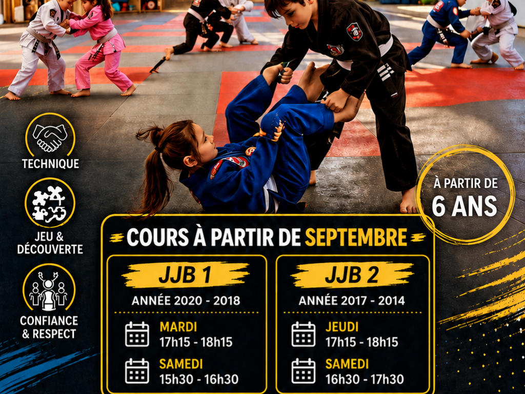 Image de l'actu 'Jiu Jitsu brésilien kids'
